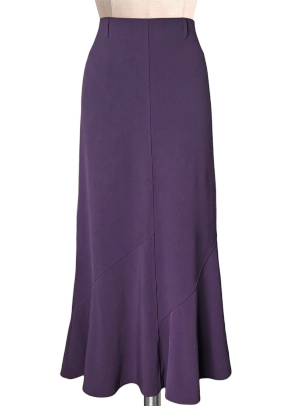 Vintage 90's Y2K Wall St. Vintage Purple Long Maxi Skirt L